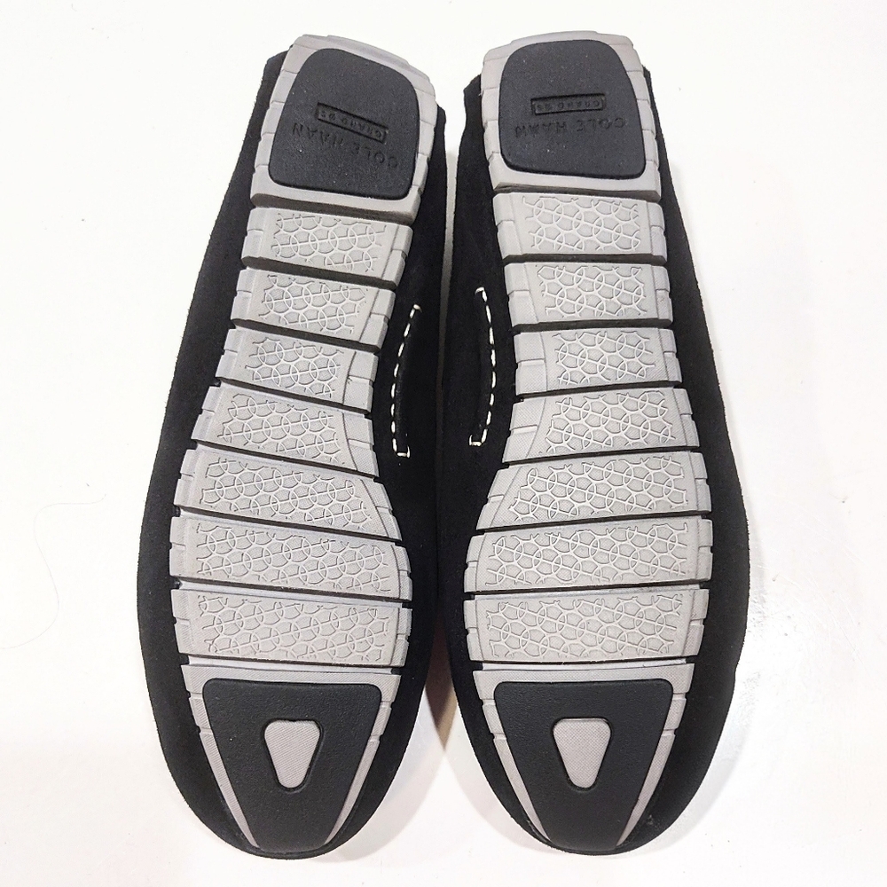 Cole Haan Zerogrand Camp Moc Driver Black Suede Mens 10M Loafers C25991 - Picture 8 of 14